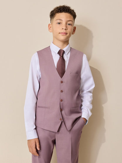Mauve Purple Waistcoat (12mths-16yrs) - Size 3 Years (98cm)