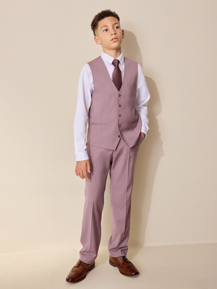 Mauve Purple Waistcoat (12mths-16yrs) - Size 3 Years (98cm)