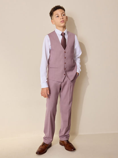 Mauve Purple Waistcoat (12mths-16yrs) - Size 3 Years (98cm)