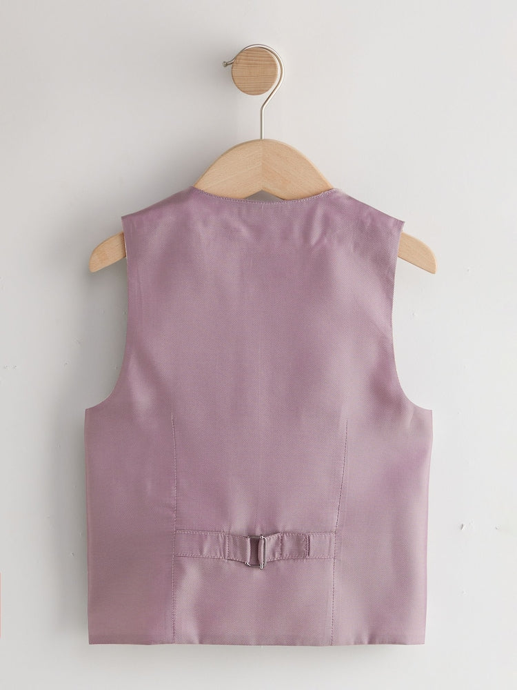 Mauve Purple Waistcoat (12mths-16yrs) - Size 3 Years (98cm)