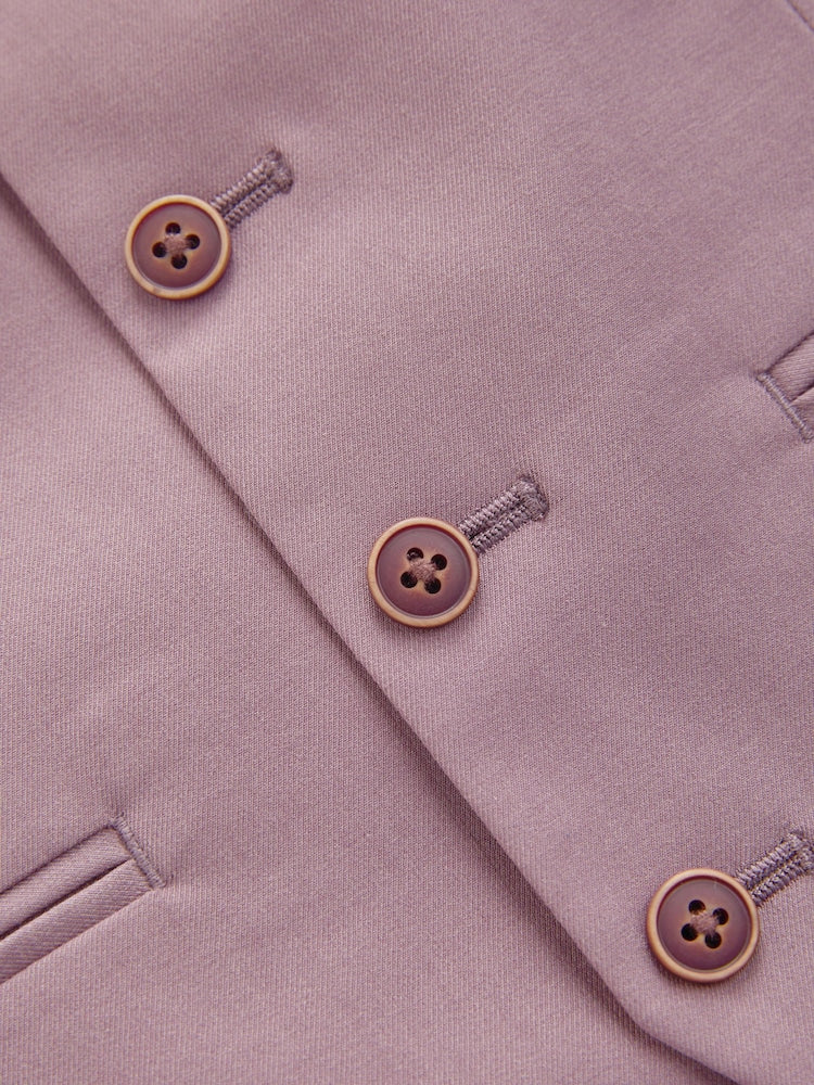 Mauve Purple Waistcoat (12mths-16yrs) - Size 3 Years (98cm)