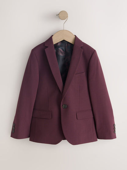 Berry Red Suit Jacket (12mths-16yrs)