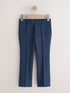 Navy Check Suit Trousers (3-16yrs) - Navy Check Suit / 10 Years (140cm)