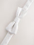 Neutral Polka Dot Bow Tie (3-16yrs) - 6 - 9 Years (116 - 134cm)