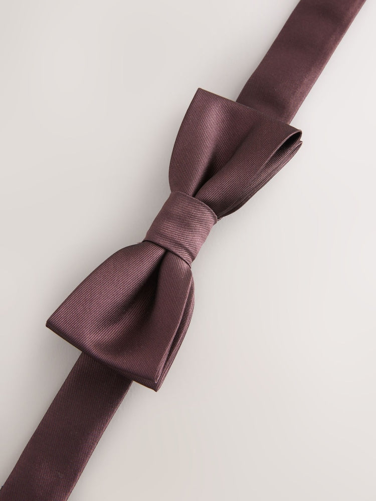 Mauve Purple Bow Tie (3-16yrs) - Size 3-5 Years (98-110cm)