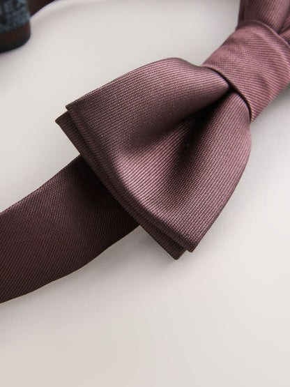 Mauve Purple Bow Tie (3-16yrs) - Size 3-5 Years (98-110cm)