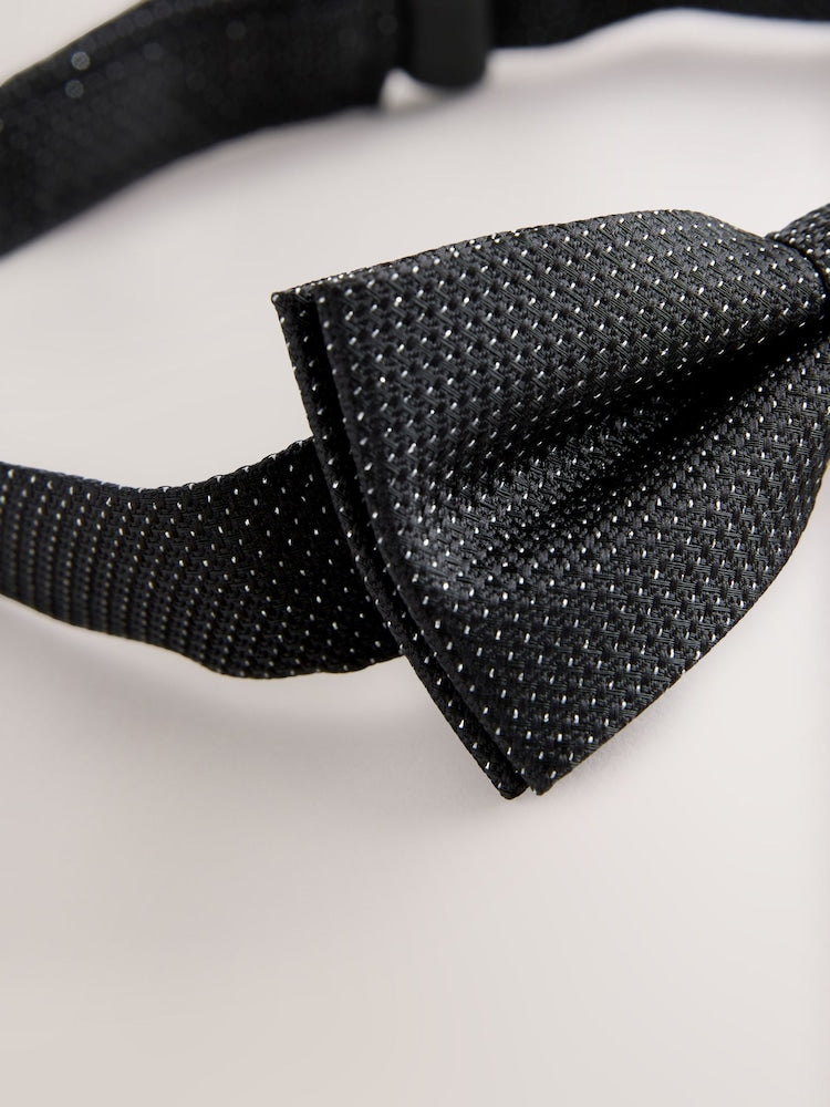 Black Glitter Bow Tie (3-16yrs)