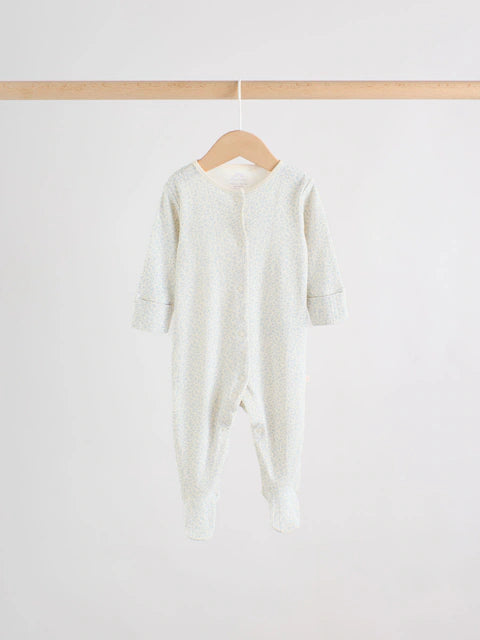 Lilac Purple Baby Sleepsuit 4 Pack (0mths-2yrs)