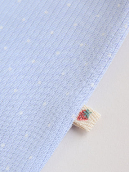 Blue Baby Strawberry Sleepsuit 3 Pack (0mths-3yrs)