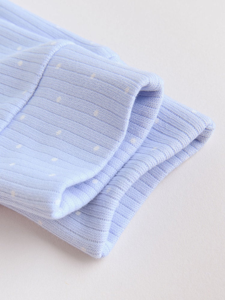 Blue Baby Strawberry Sleepsuit 3 Pack (0mths-3yrs)