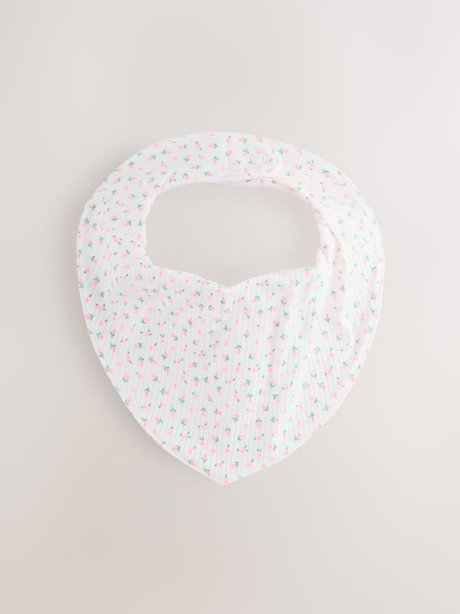 Fluro Pink Baby Dribble Bibs 5 Pack - Size One