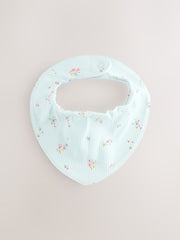 Fluro Pink Baby Dribble Bibs 5 Pack - Size One