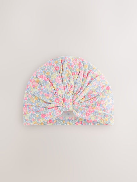 Pink Baby Turbans 2 Pack (0-18mths) - Size 50cm (First Size)