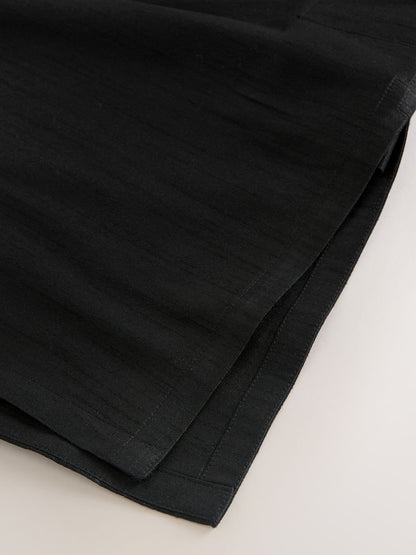 Black Embroidered Kurta Shirt (3mths-16yrs) (3mths-16yrs)