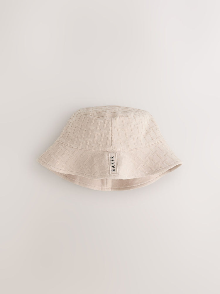 Baker by Ted Baker Textured Romper and Hat Set