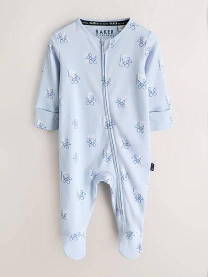 Baker by Ted Baker 3 Pack Sleepsuits
