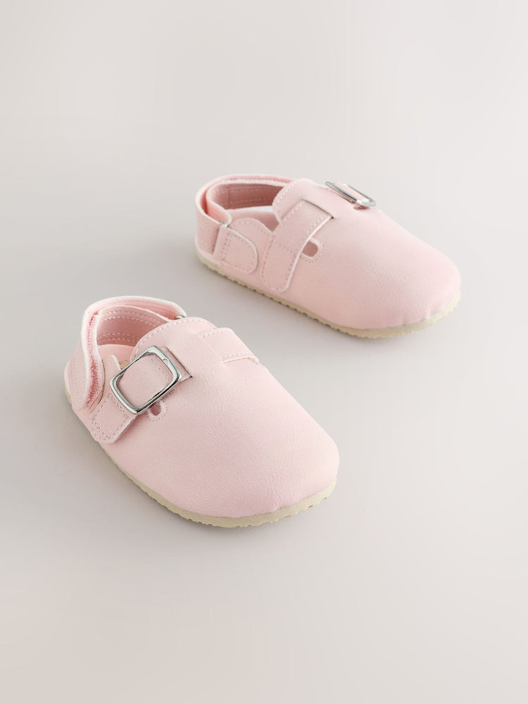 Pink Baby Clogs (0-18mths) - Size Up To 3 Months (50 - 62cm) - Pink
