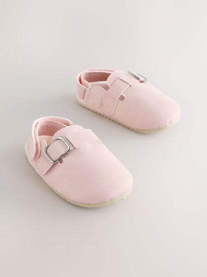 Pink Baby Clogs (0-18mths) - Size Up To 3 Months (50 - 62cm) - Pink