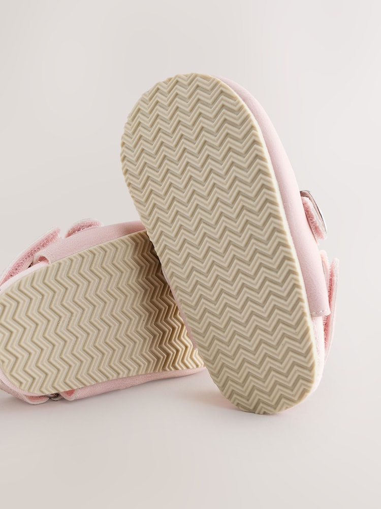 Pink Baby Clogs (0-18mths) - Size Up To 3 Months (50 - 62cm)