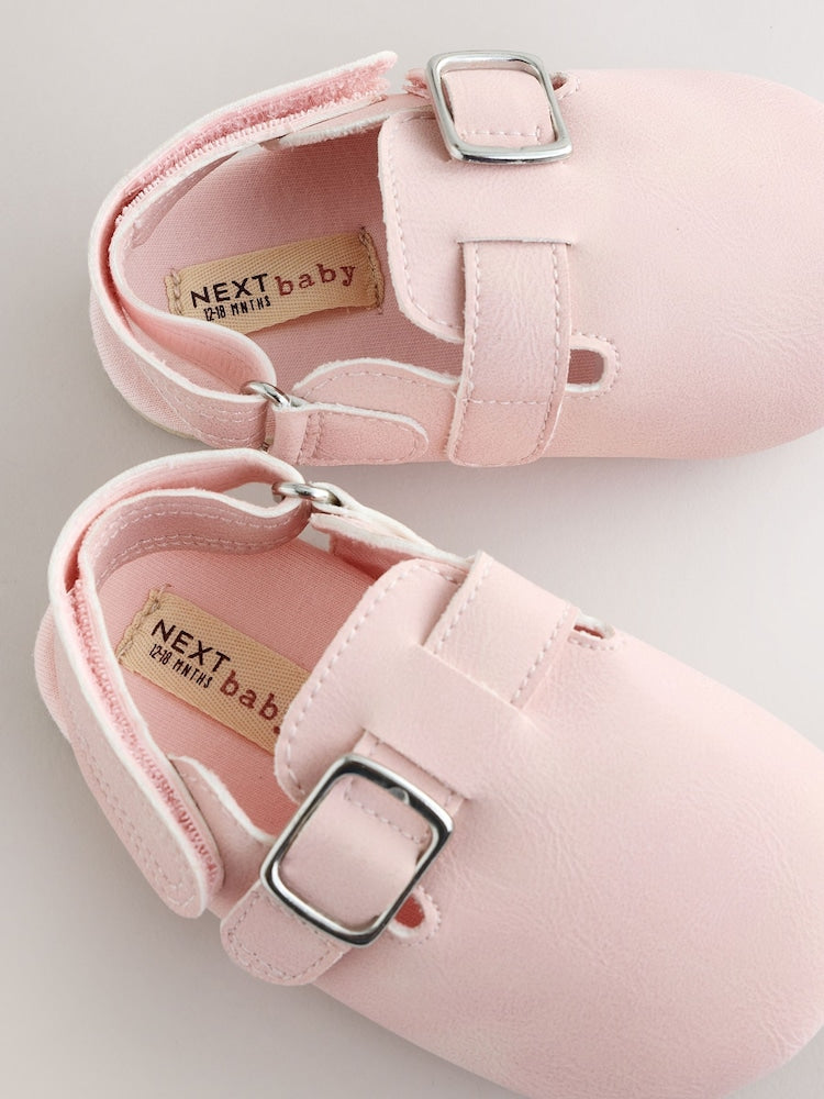 Pink Baby Clogs (0-18mths) - Size Up To 3 Months (50 - 62cm)
