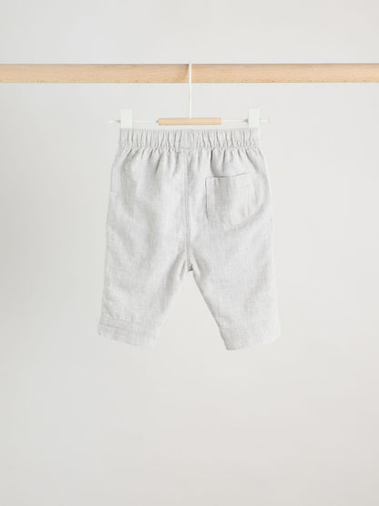 Grey/White Shirt and Trousers Baby Set (0mths-3yrs)