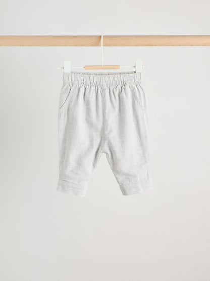 Grey/White Shirt and Trousers Baby Set (0mths-3yrs)
