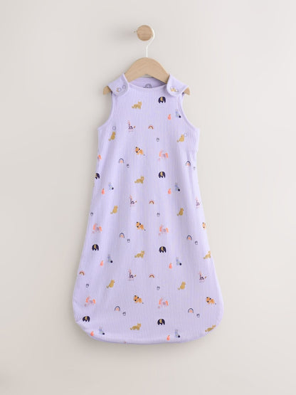 Lilac Mini Character 1 Tog Sleeveless Baby Sleep Bag