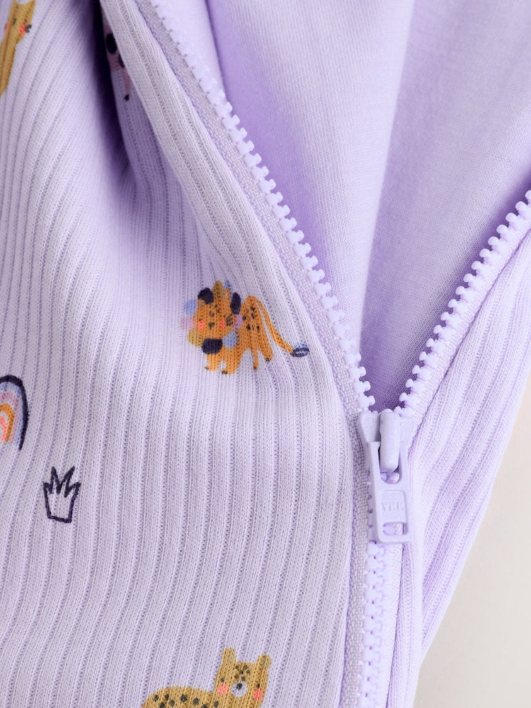 Lilac Mini Character 1 Tog Sleeveless Baby Sleep Bag