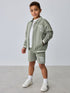 Baker by Ted Baker Green Varsity Jacket, T-Shirt and Shorts Set - Size 6 - 9 Months (68 - 74cm) - Green Varsity