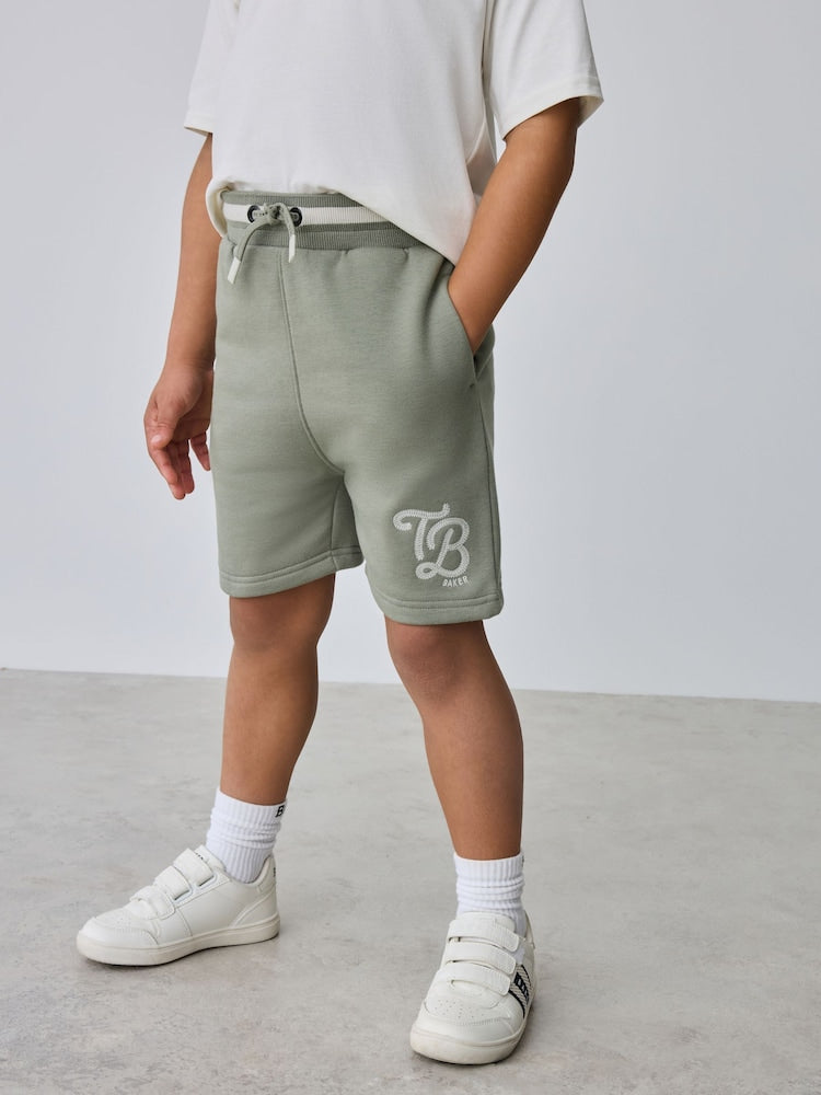 Baker by Ted Baker Green Varsity Jacket, T-Shirt and Shorts Set - Size 6 - 9 Months (68 - 74cm)
