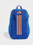 adidas Blue/Orange Kids 3 Stripe Backpack - Size One - Blue/Orange
