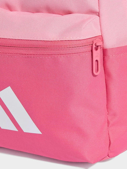 adidas Pink 3 Bar Kids Backpack - Size One