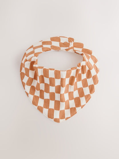 Green/Orange Baby Bibs 5 Pack