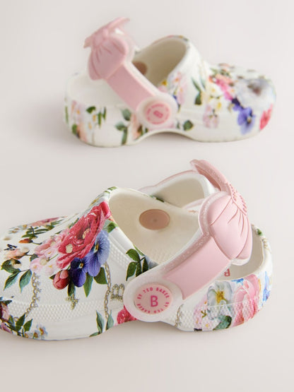 Baker by Ted Baker Baby Girls Clog Sandals With Bow