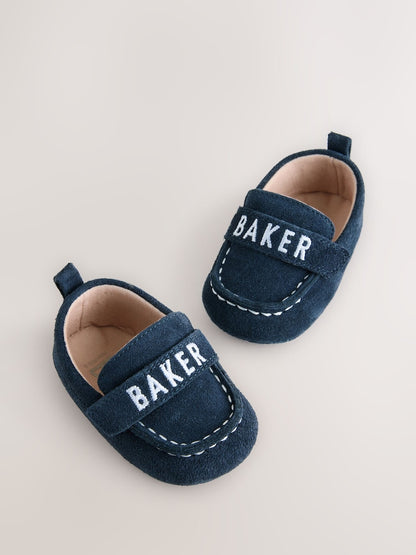 Baker by Ted Baker Baby Padders Loafers - Navy / Up To 3 Months (50 - 62cm)