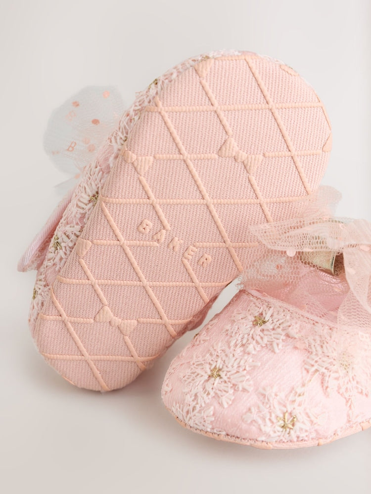 Baker by Ted Baker Baby Occasion Corsage Mary Jane Padder Shoes