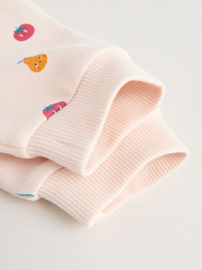 Bright Veg Print Sweat Top and Joggers Baby Set (0mths-2yrs) (0mths-2yrs) - Size Up to 1 Month (56cm)