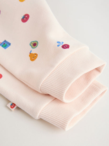 Bright Veg Print Sweat Top and Joggers Baby Set (0mths-2yrs) (0mths-2yrs) - Size Up to 1 Month (56cm)