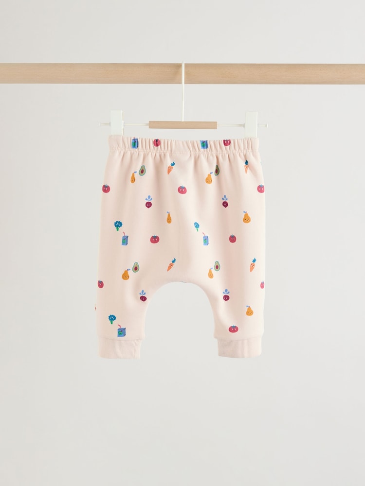 Bright Veg Print Sweat Top and Joggers Baby Set (0mths-2yrs) (0mths-2yrs) - Size Up to 1 Month (56cm)