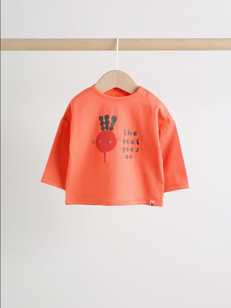 Red Stripe Beetroot Baby Top and Trousers Set (0mths-3yrs)