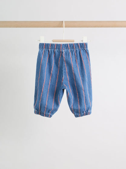 Red Stripe Beetroot Baby Top and Trousers Set (0mths-3yrs)