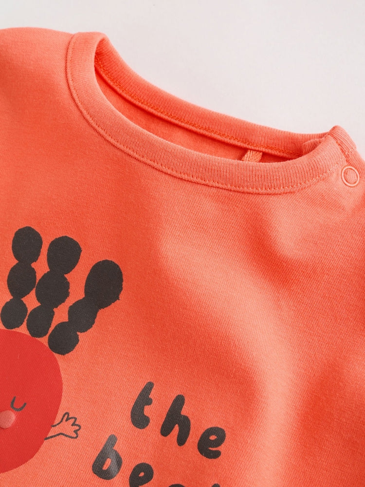 Red Stripe Beetroot Baby Top and Trousers Set (0mths-3yrs)