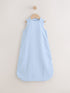 Blue Muslin 1 Tog Baby Sleep Bag