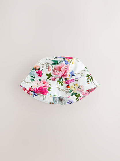 Baker by Ted Baker Logo Bucket Pink Hat - Size 3-9 Months (62-74cm) - Default 1