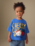 Blue Cherry Short Sleeve T-Shirt (3mths-7yrs) - Blue Cherry / 12-18 Months (80-86cm)