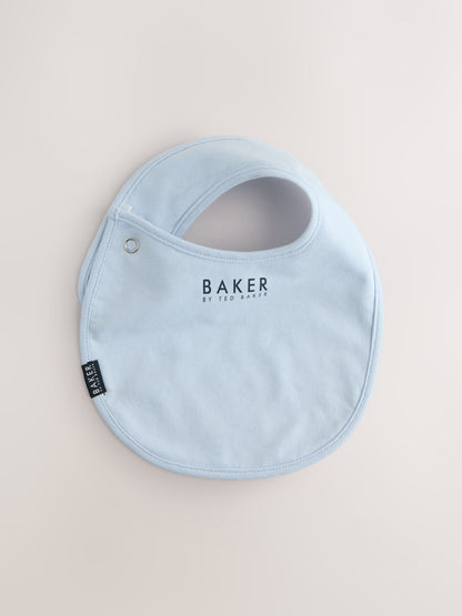 Baker by Ted Baker 2 Pack Blue Baby Bibs