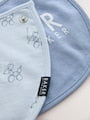 Baker by Ted Baker 2 Pack Blue Baby Bibs - Size One