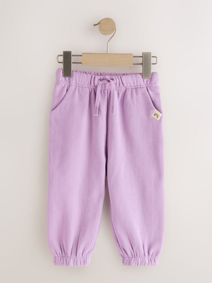 Pink/Lilac/Oatmeal 3 Pack Joggers Set (3mths-7yrs) - Size 3-6 Months (62-68cm)