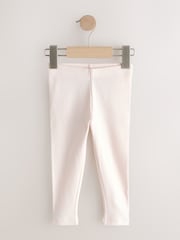 Pink Ribbed Leggings 5 Pack (3mths-7yrs) - Size 3-6 Months (62-68cm)