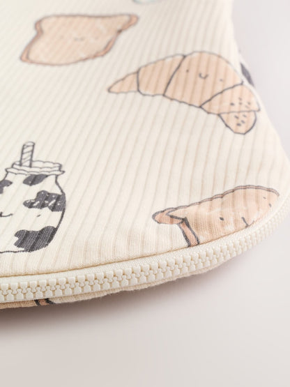 Neutral Milk Club Breakfast 1 Tog Sleeveless Baby Sleep Bag